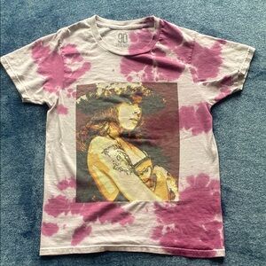 TLC Graphic T-Shirt Size Small Lisa Lopes Left Eye Tye Dye 90’s